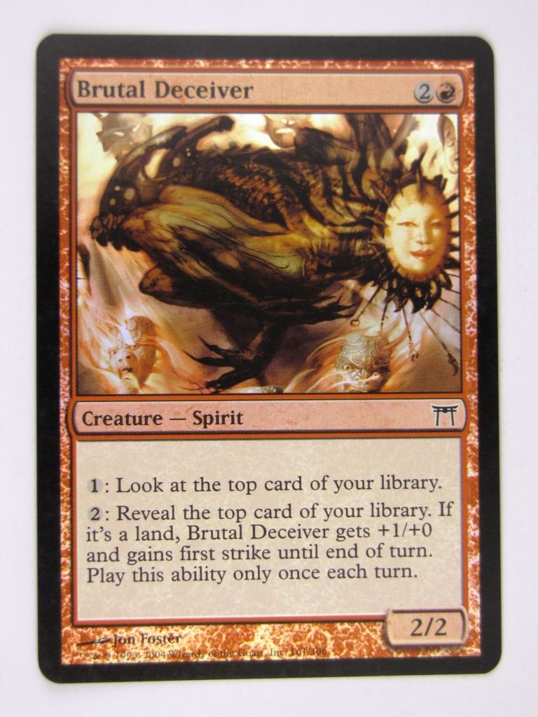 Mtg FOIL - BRUTAL DECEIVER - played