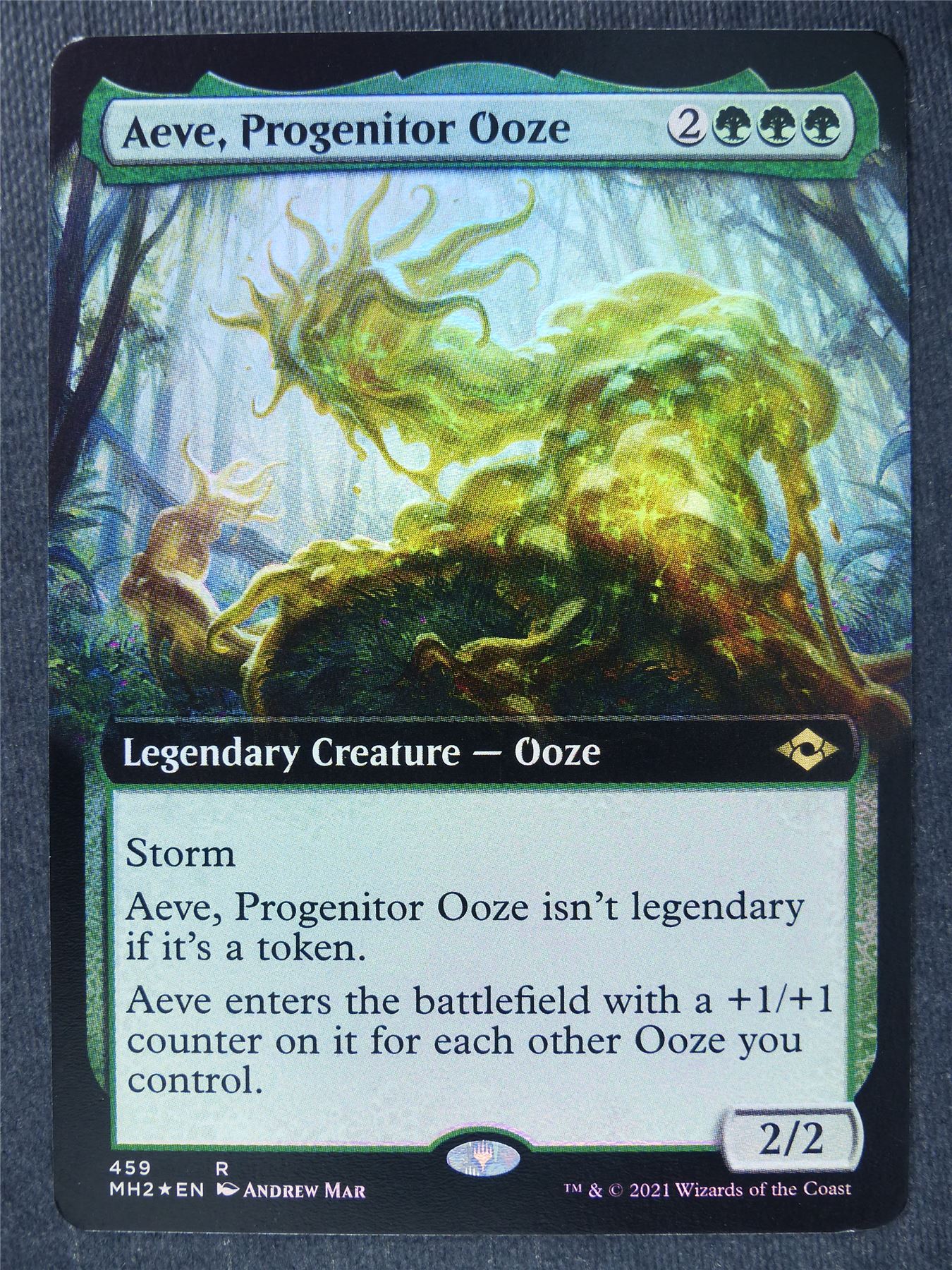 Aeve Progenitor Ooze Extended Foil - MH2 - Mtg Magic Cards #GM