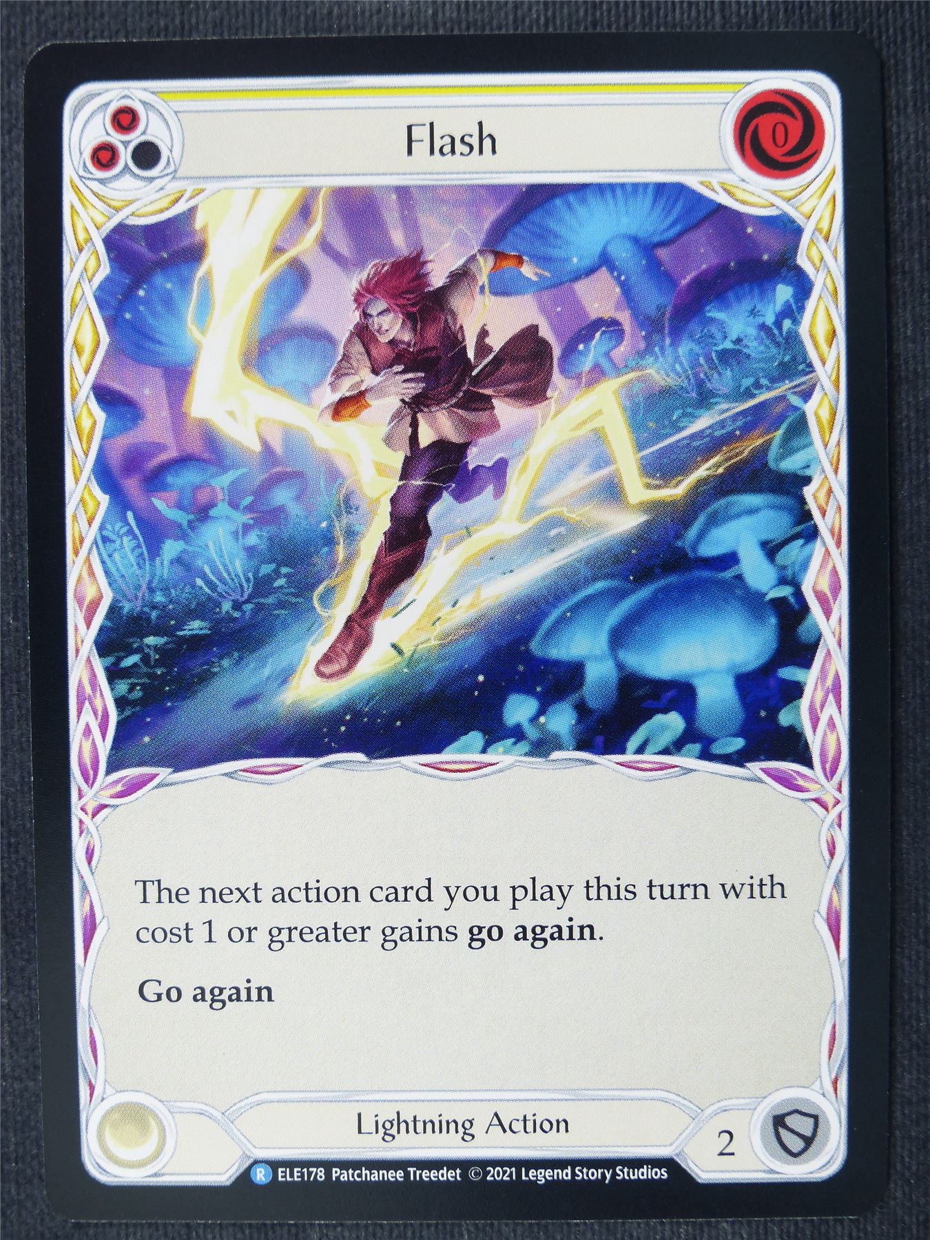 Flash R Yellow - 1st Ed Tales of Aria - Flesh and Blood