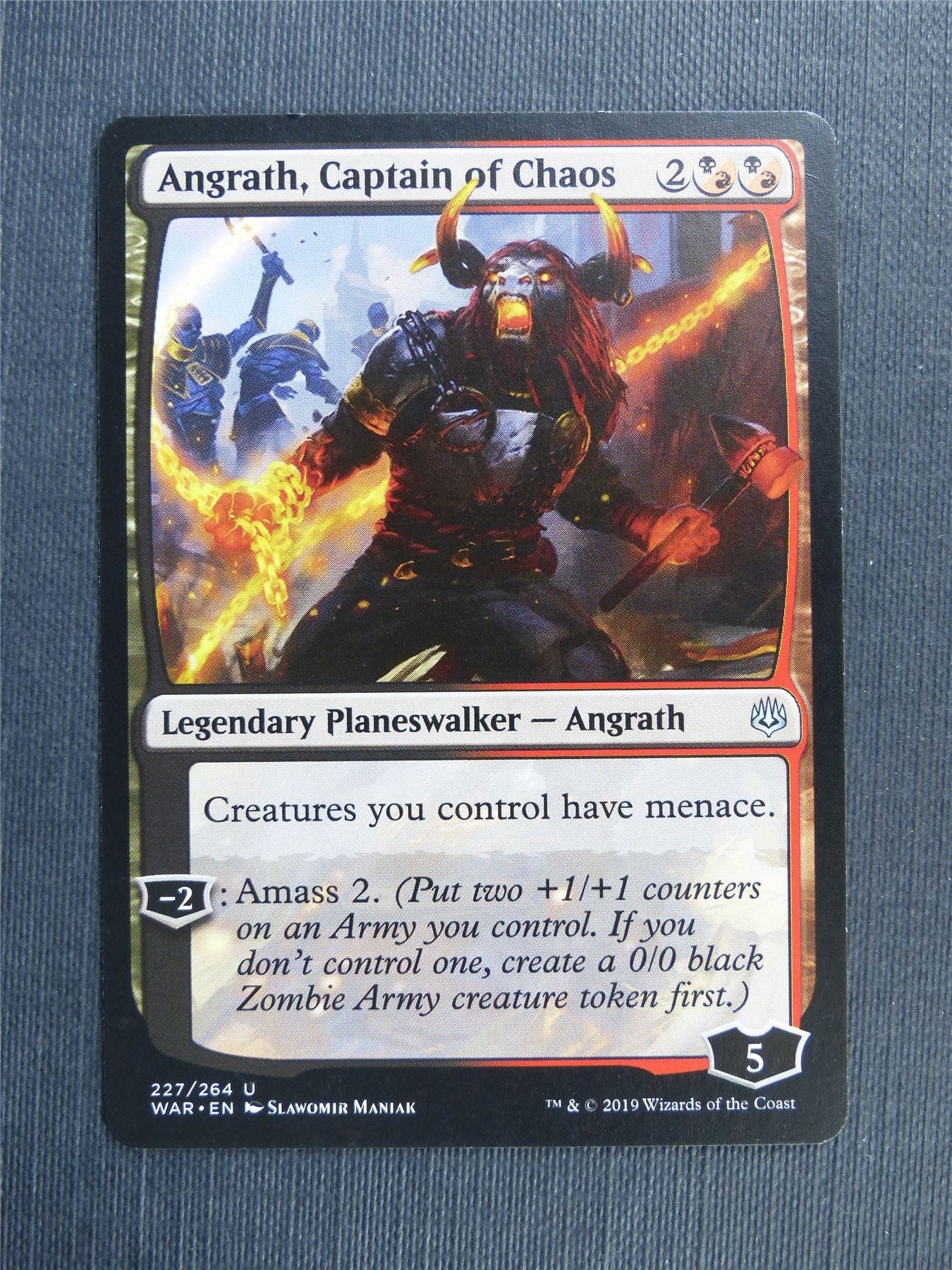Angrath Captain of Chaos - Mtg Magic Cards #3BM