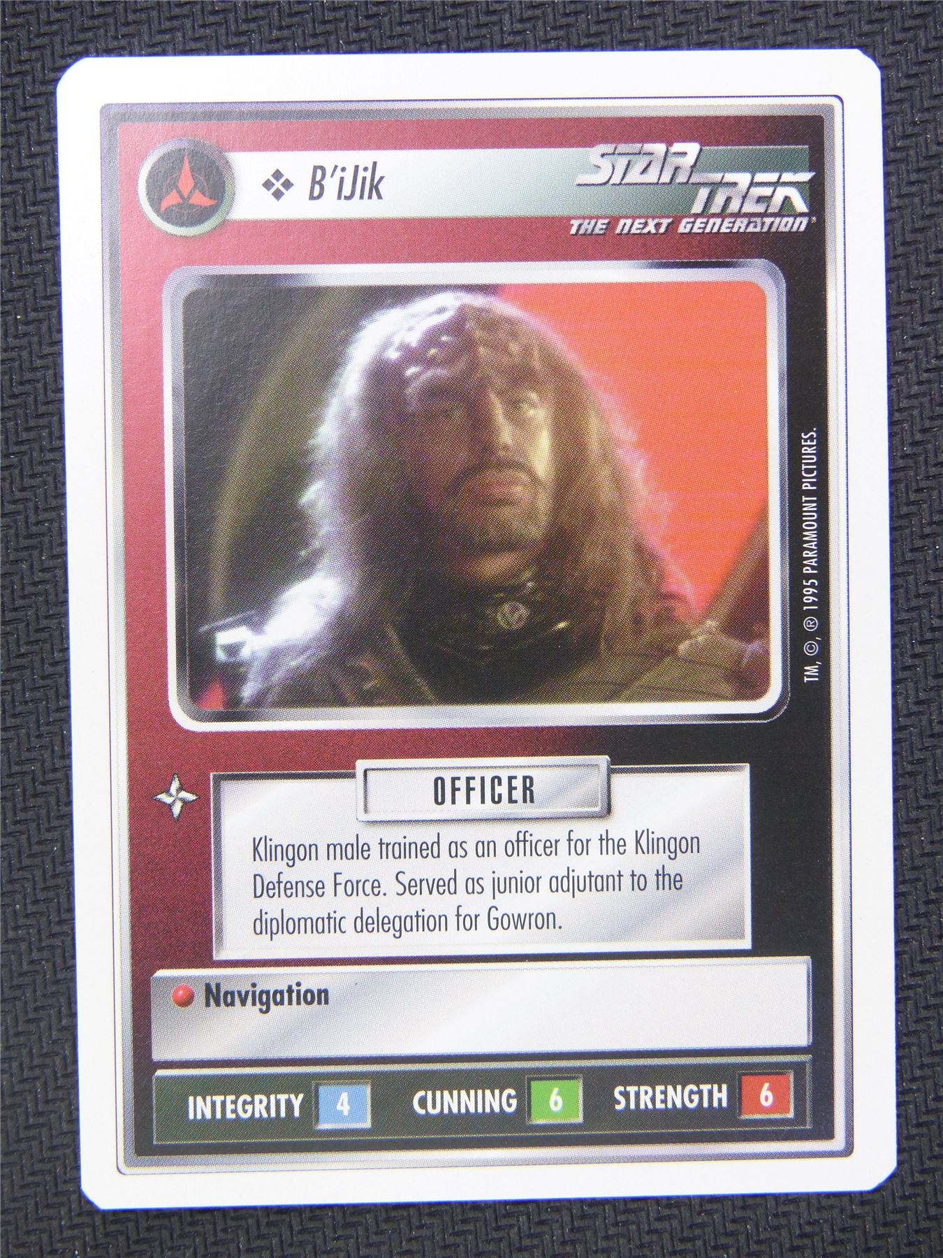 B iJik White Border - Star Trek Next Gen Card #4OO