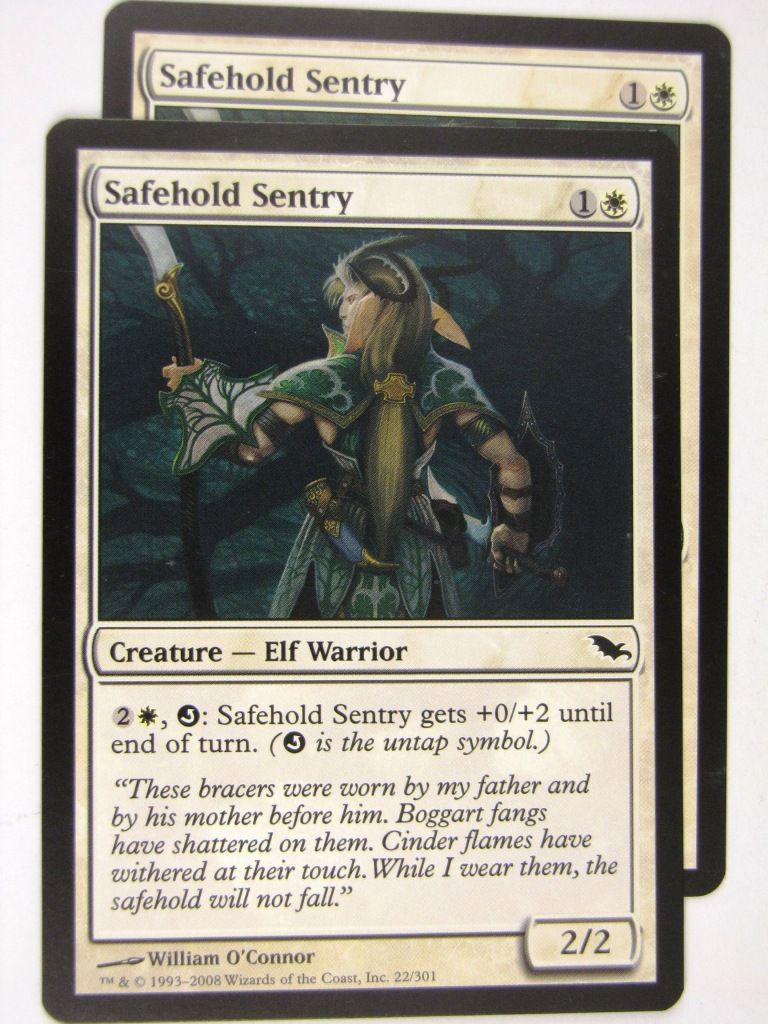 MTG Magic: the Gathering Cards: SAFEHOLD SENTRY x2: SHM