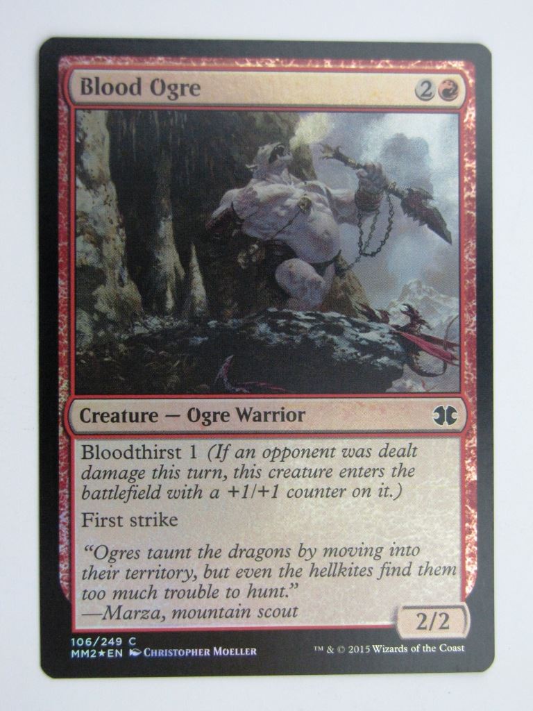 MTG MODERN MASTERS TWO FOIL: BLOOD OGRE # 27J41