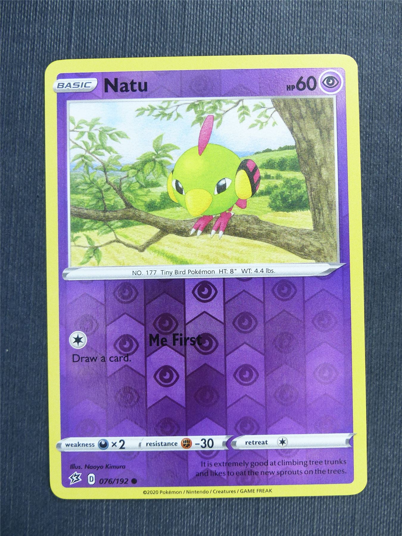Natu 076/192 Holo - RCL - Pokemon Card #3J2