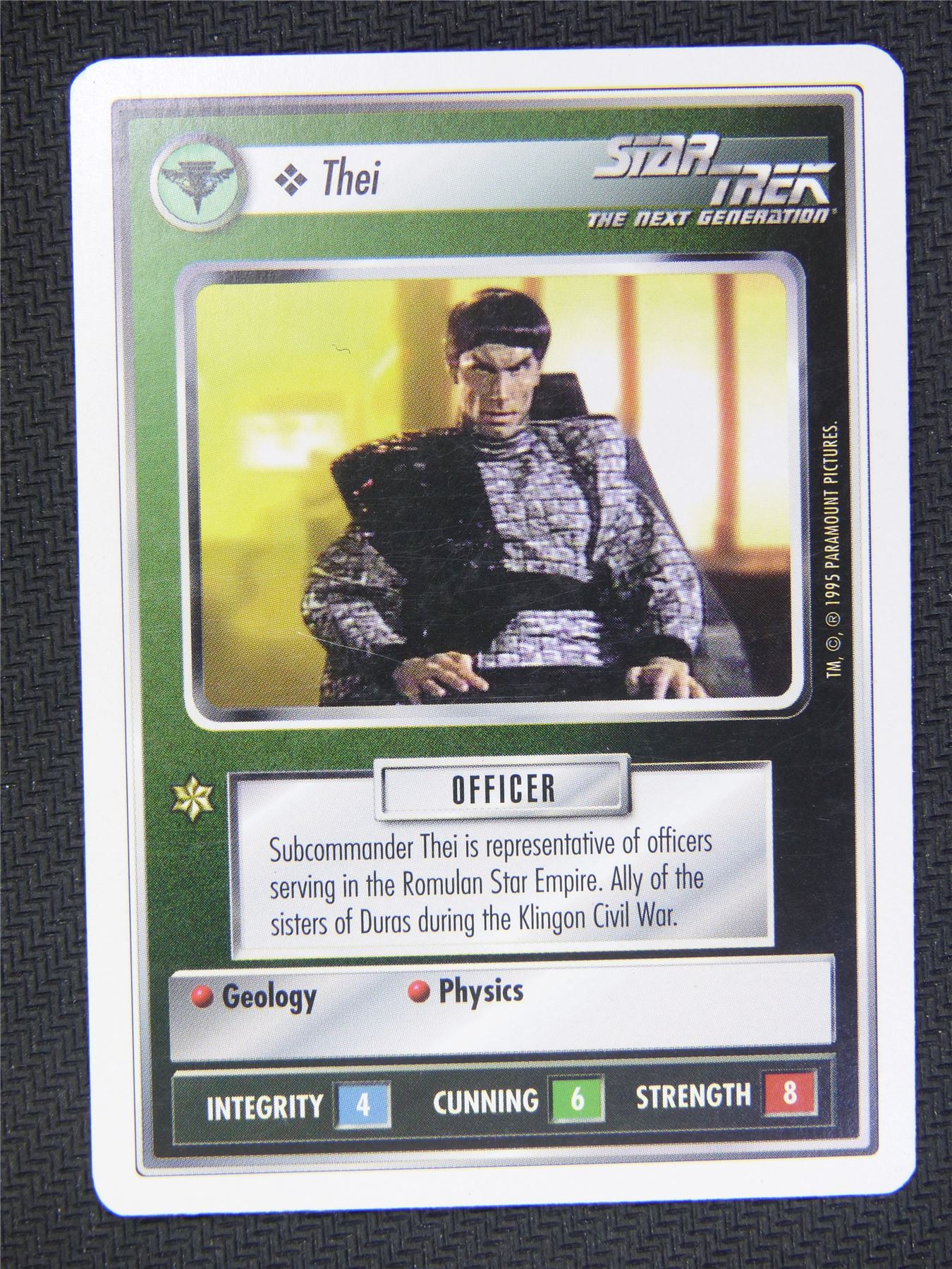 Thei White Border - Star Trek Next Gen Card #4PT