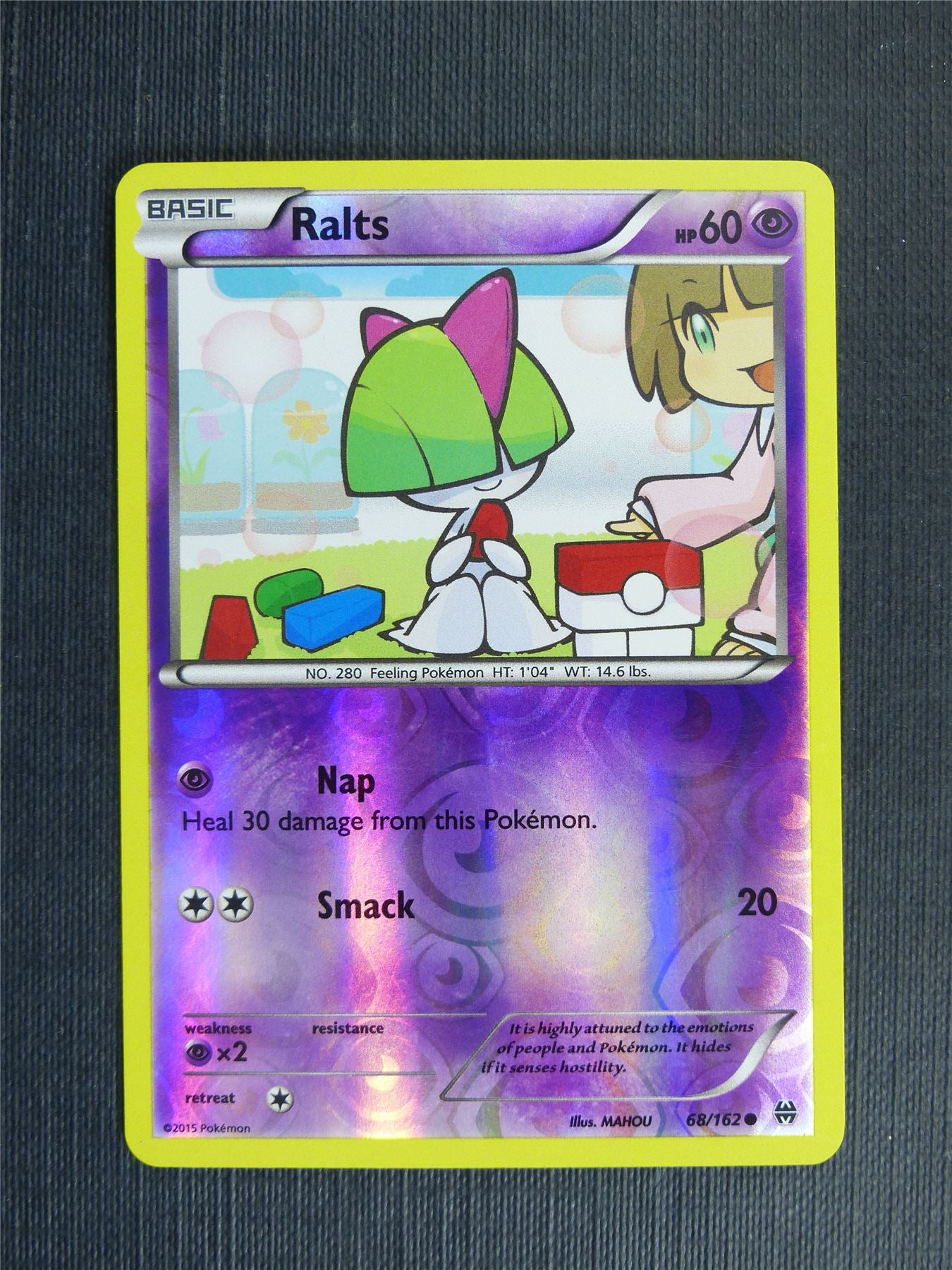 Ralts 68/162 Reverse Holo