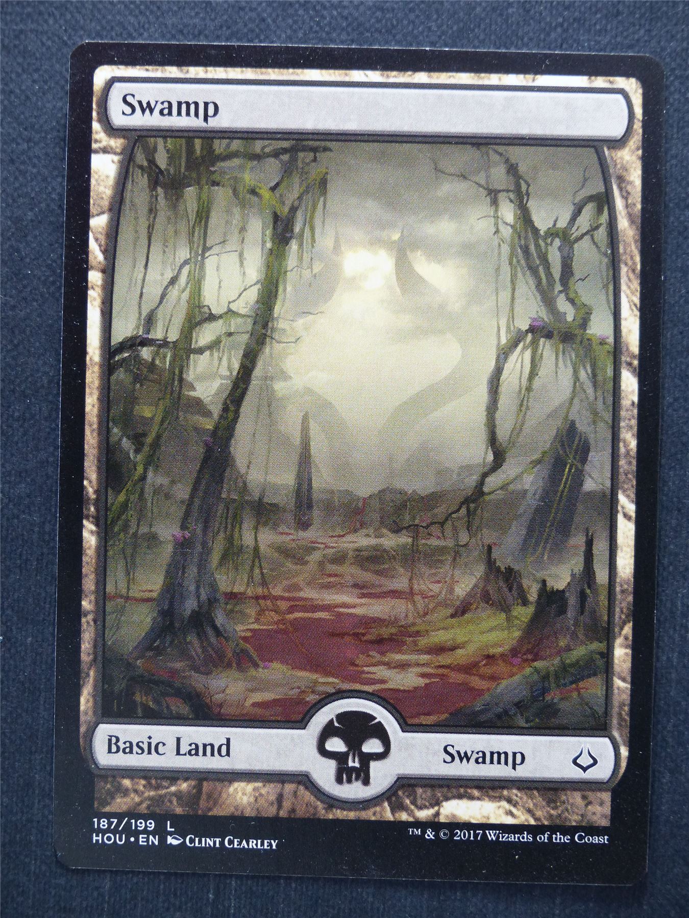 Swamp 187/199 Full Art - Mtg Magic Card #BN