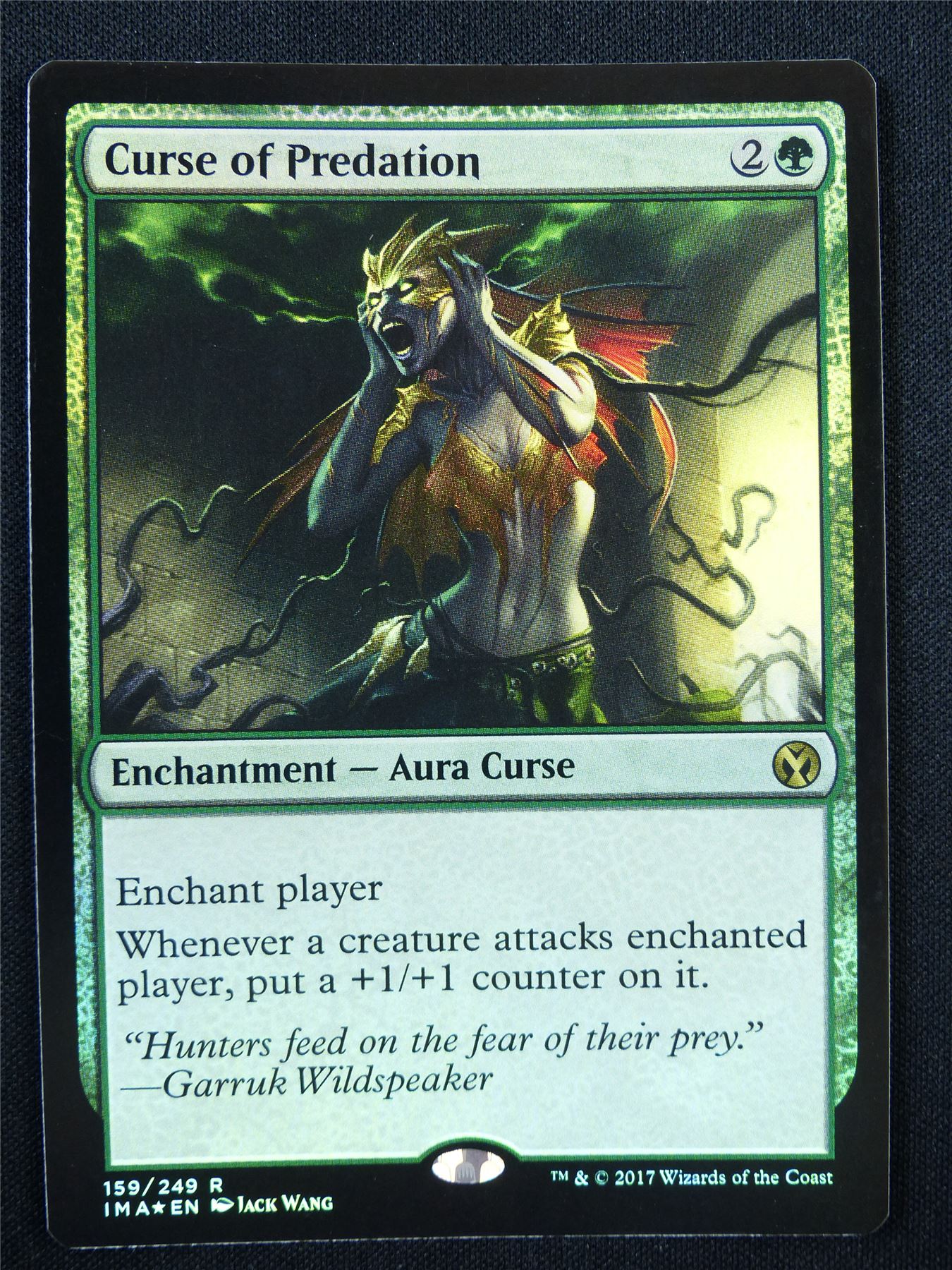 Curse of Predation Foil - Mtg Card #1ET