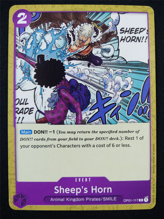 Sheep's Horn OP01-117 C - One Piece Card #2XR