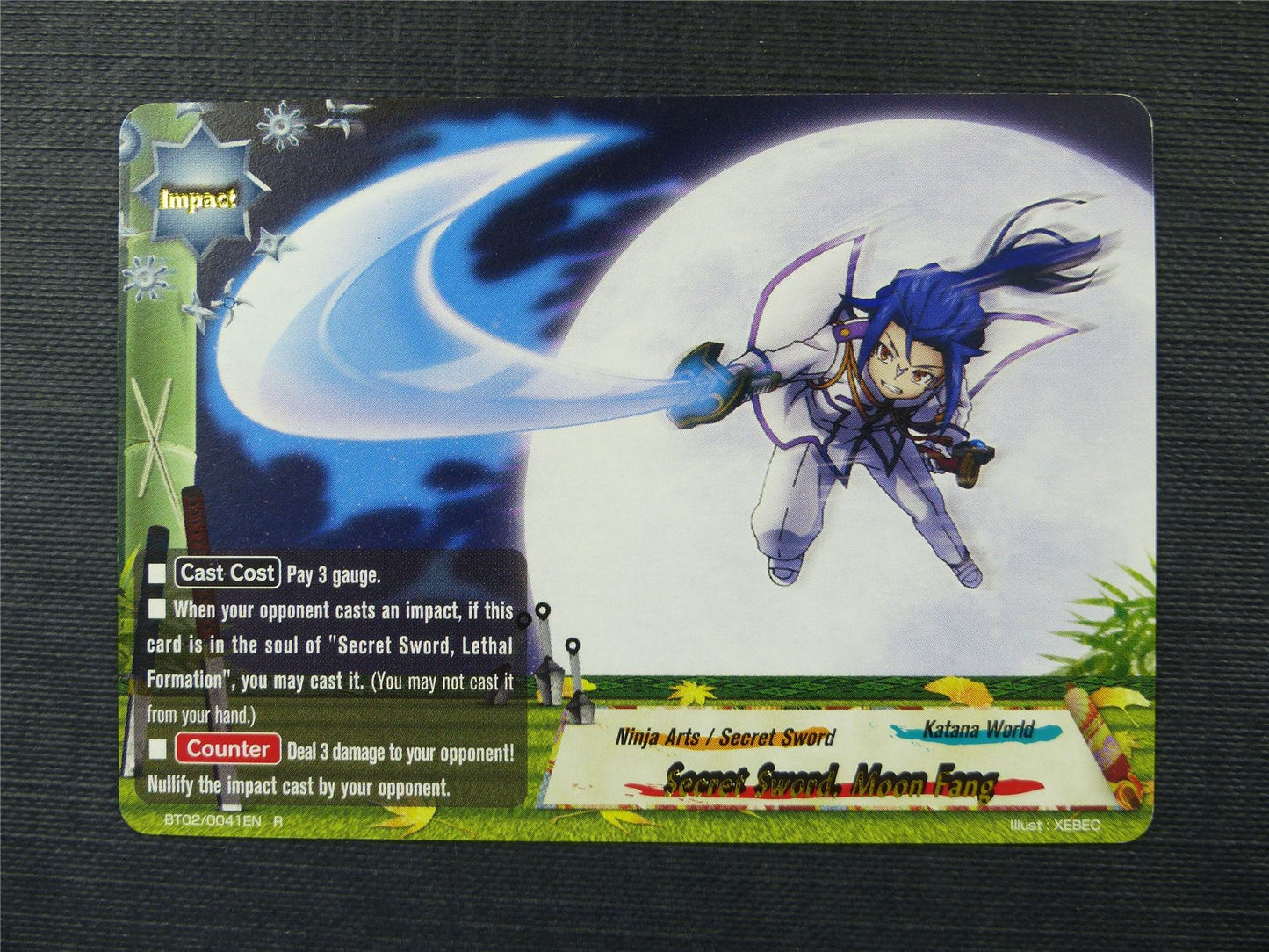 Secret Sword Moan Fang R - Buddyfight Cards #511