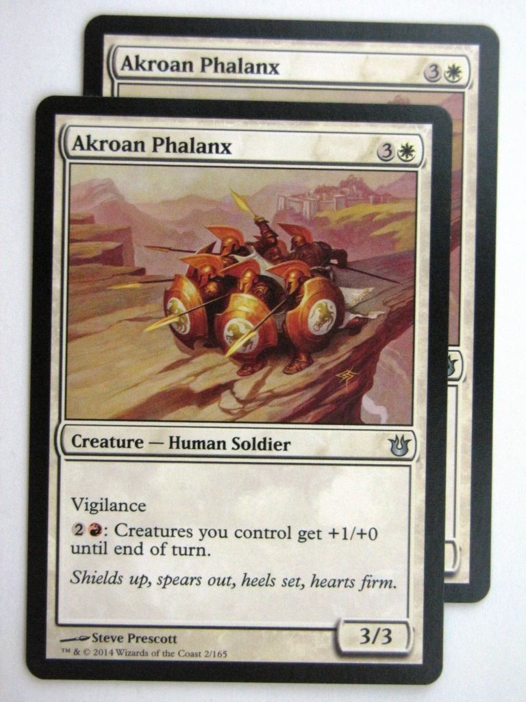 MTG Magic Cards: AKROAN PHALANX x2 Born of the Gods # 24E40
