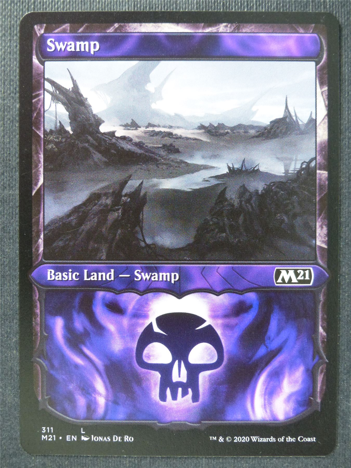 Swamp 311 Alt Art - Mtg Magic Cards #BY