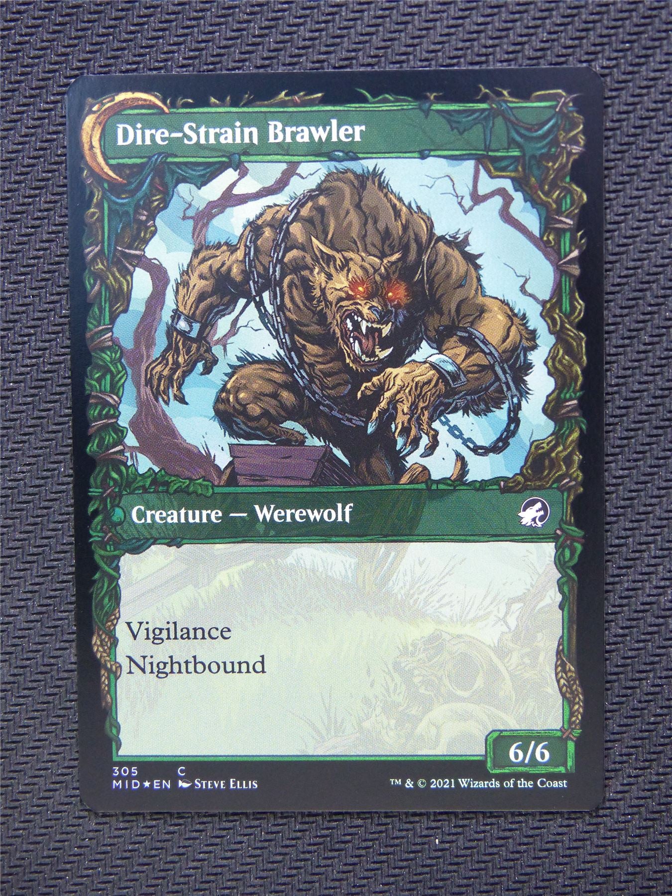 Tireless Hauler Dire Strain Brawler Foil Showcase - Innistrad - Mtg Card #3LV