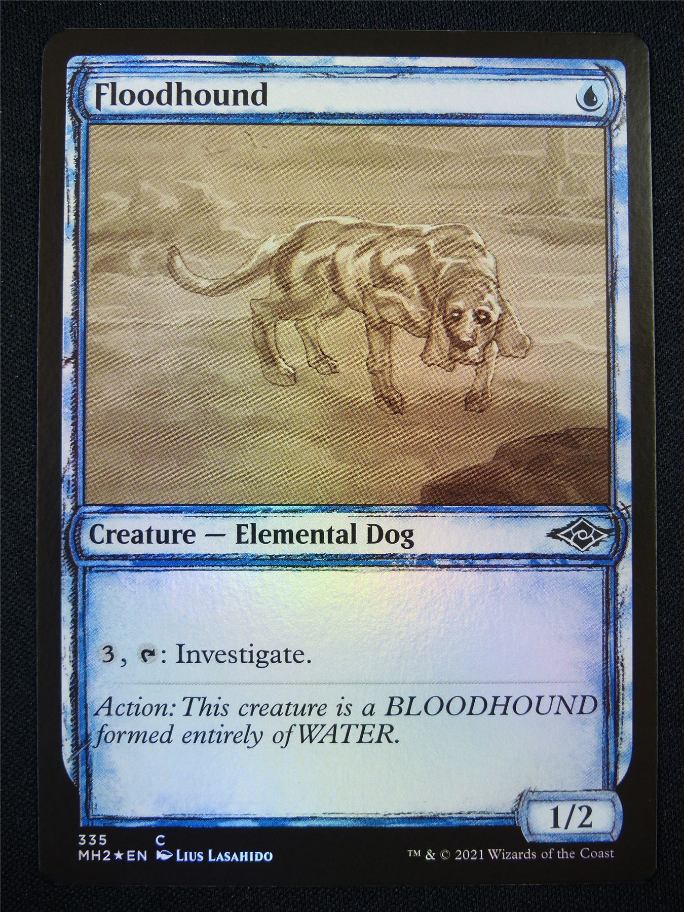 Floodhound Showcase Foil - Mtg Card #1RE