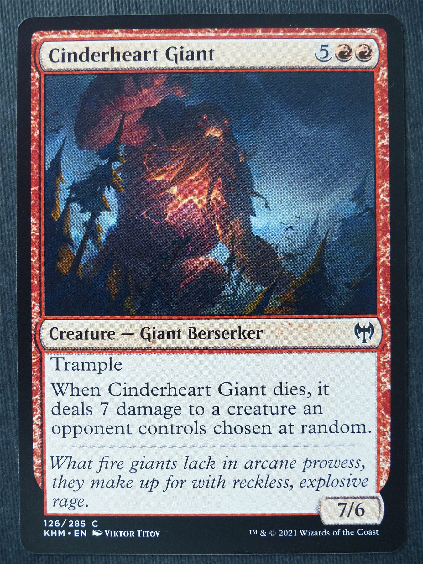 Cinderheart Giant - Mtg Magic Cards #1R