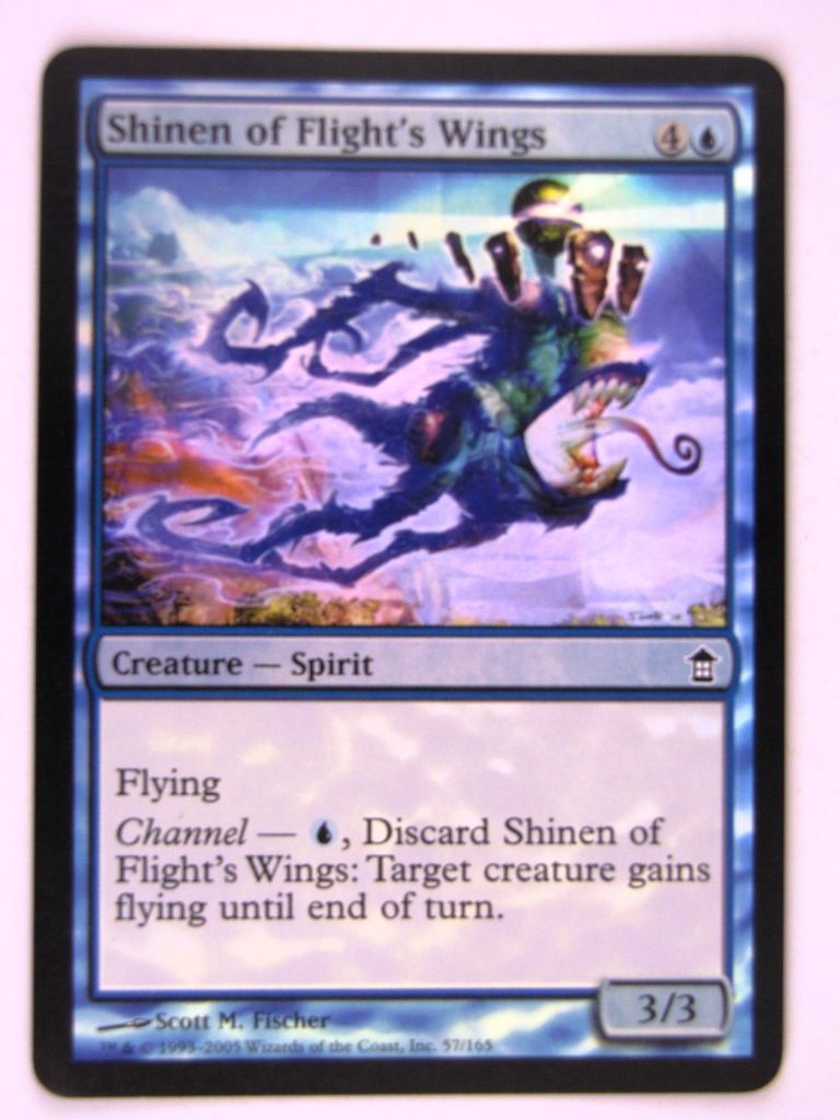 Mtg FOIL - SHINEN OF FLIGHT'S WINGS - played