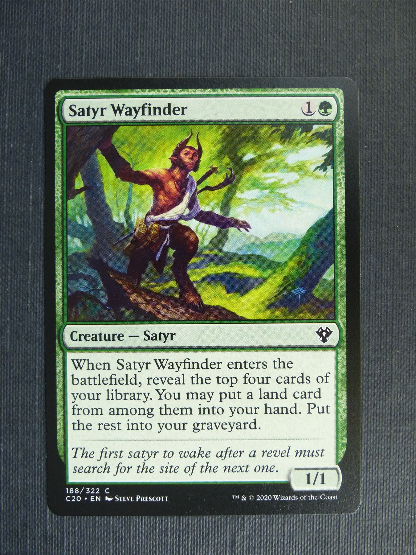 Satyr Wayfinder - C20 - Mtg Card Archeron Satyr Wayfinder - C20 - Mtg Card Archeron