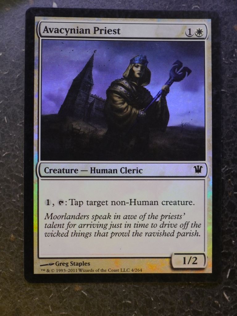 MTG Magic Cards: AVACYNIAN PRIEST FOIL # 4I70