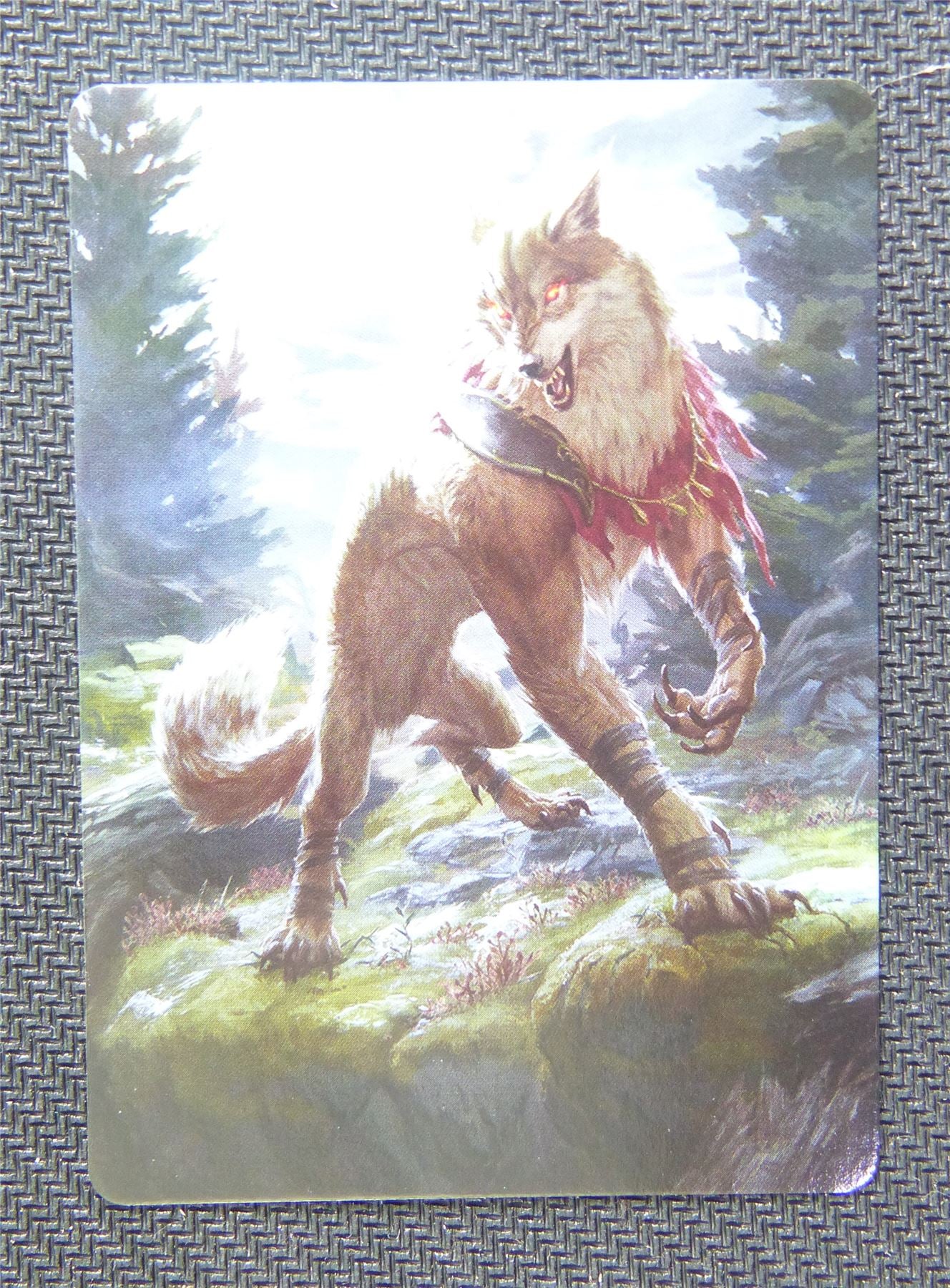 Arlinn the Moons Fury Art Card 2 - Innistrad Midnight Hunt Art Series - Mtg Card #3CA