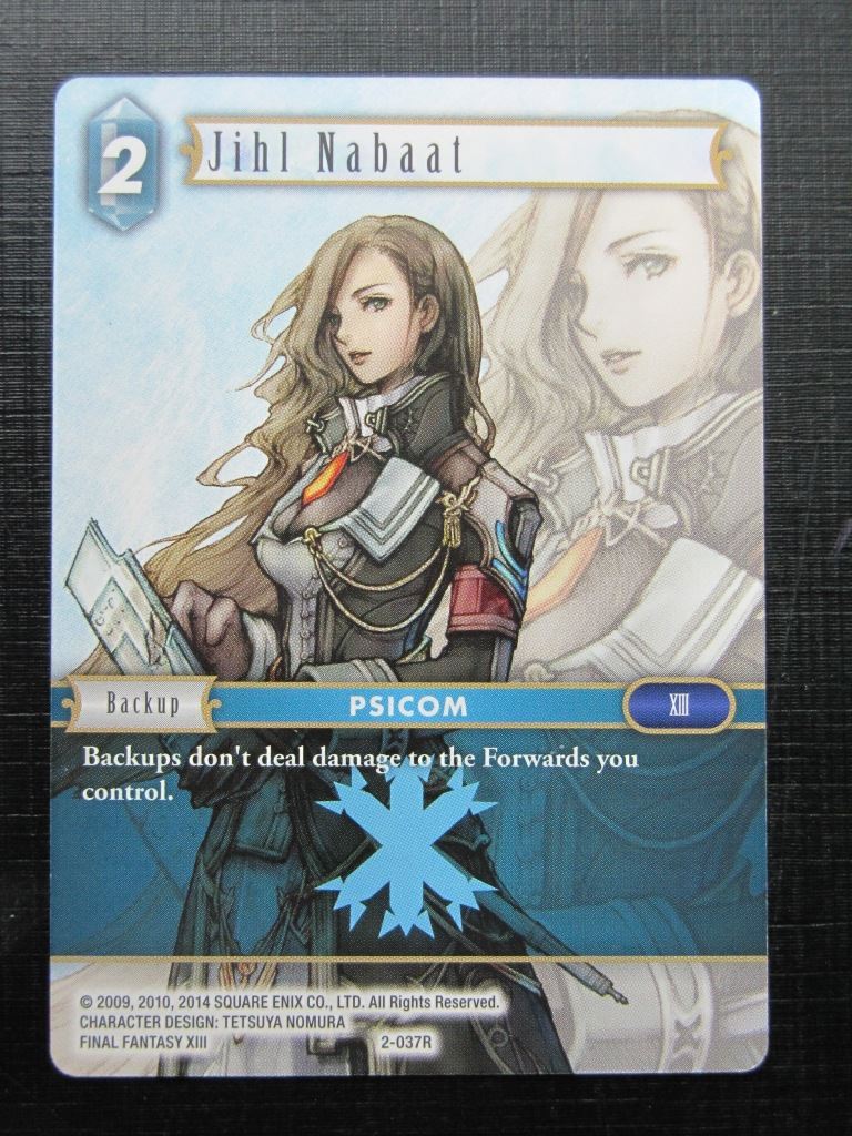 Final Fantasy Cards: JIHL NABAAT 2-037R # 29H86
