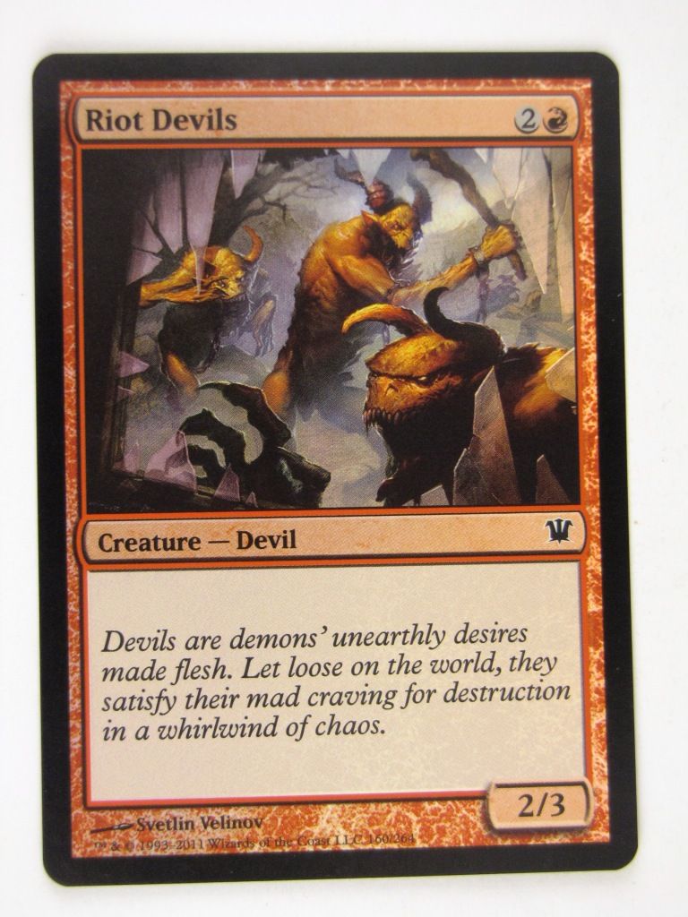 Mtg FOIL - RIOT DEVILS - played