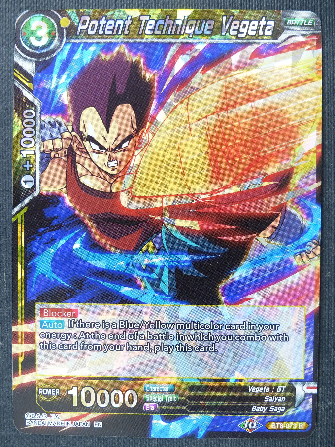 Potent Technique Vegeta R - Dragon Ball Super Cards #2VY