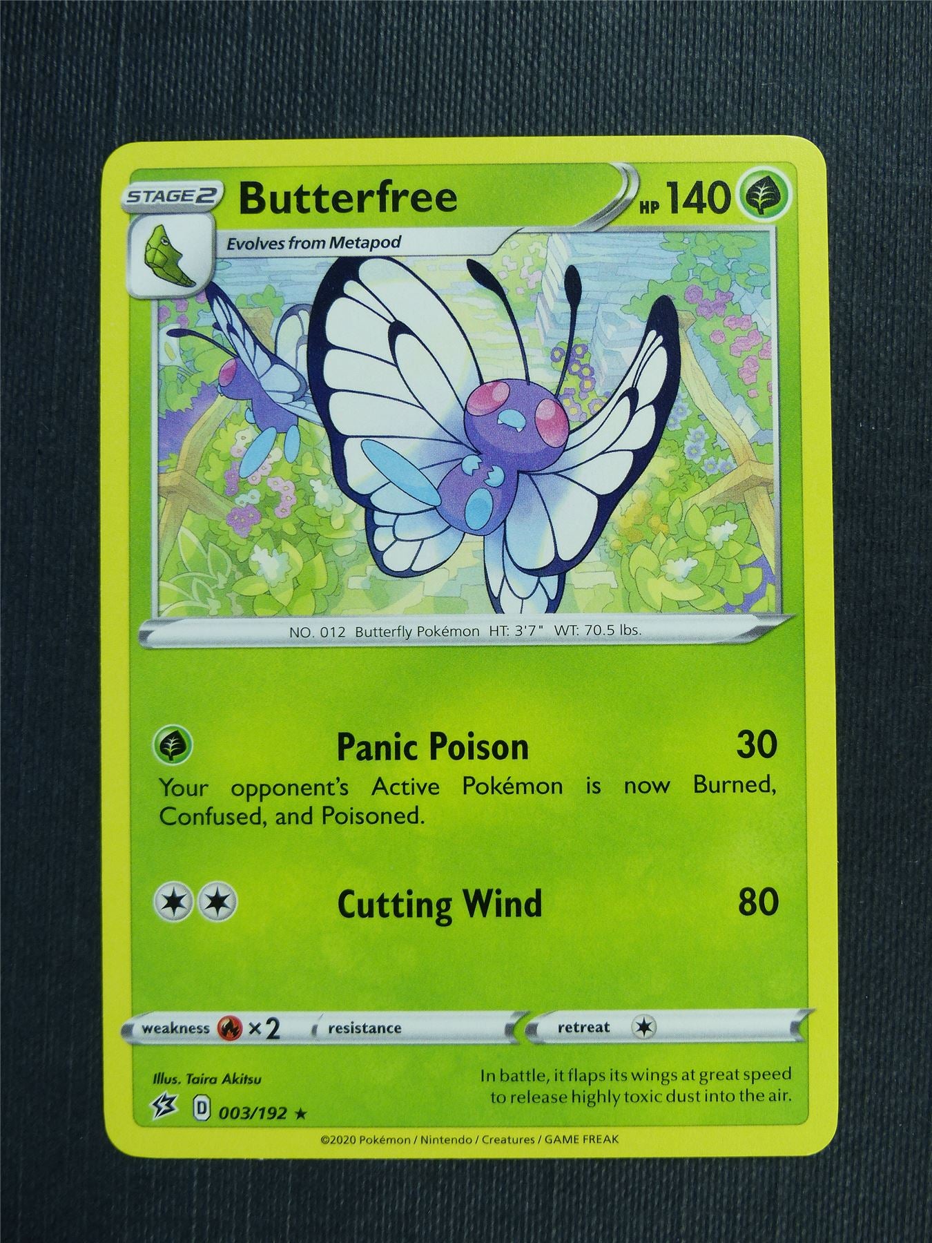 Butterfree 003/192 - RCL - Pokemon Card #3GV