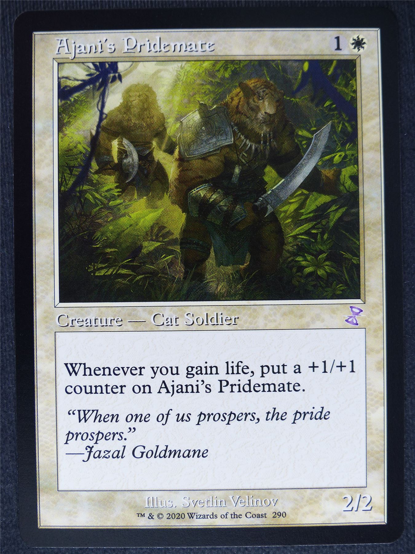 Ajani Pridemate Timeshifted - Remastered - Mtg Magic Cards #MQ
