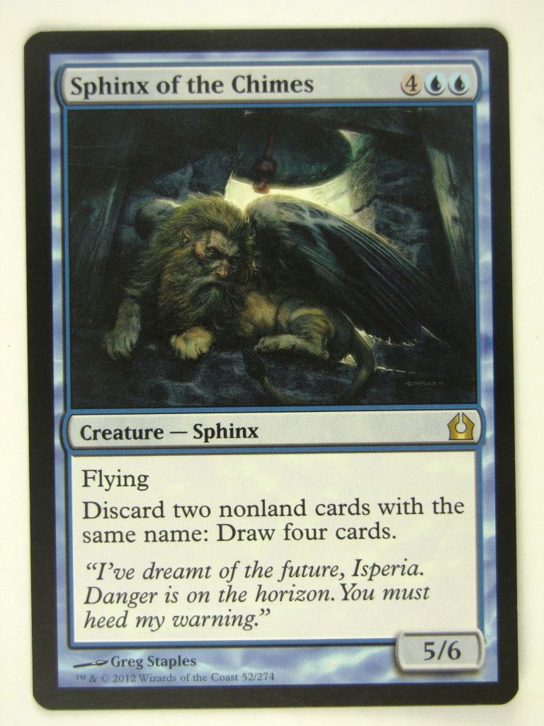 MTG Magic Played Cards: SPHINX OF THE CHIMES # 18F67