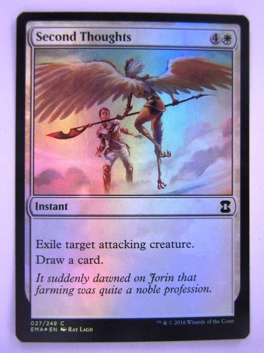 MTG Magic Cards: Eternal Masters: SECOND THOUGHTS FOIL # 12B48