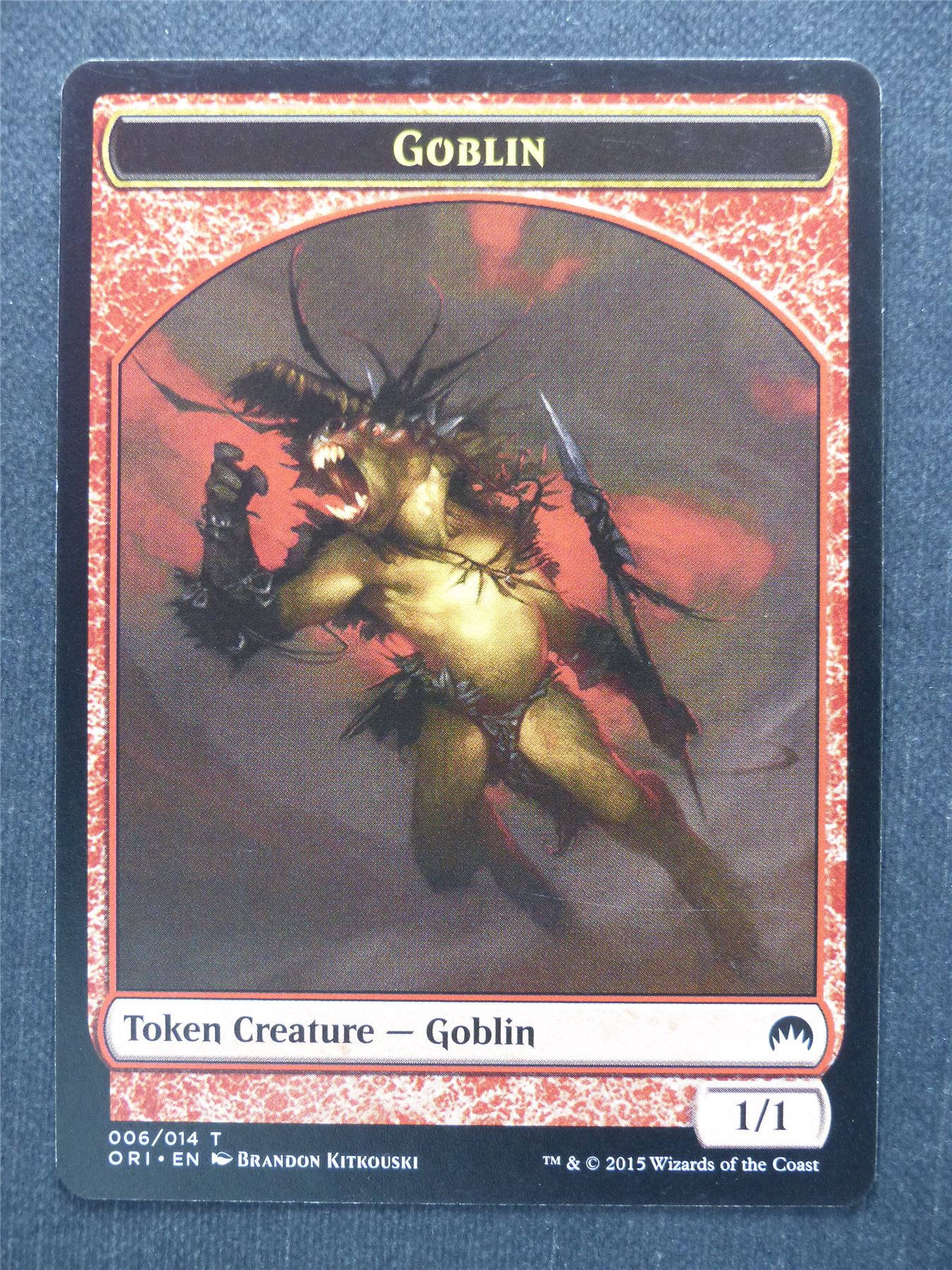 Goblin Token - Mtg Magic Card #9Y