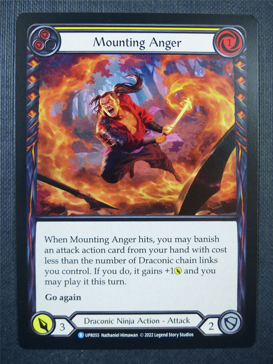 Mounting Anger R UPR055 - Yellow - Flesh & Blood Card #6V7