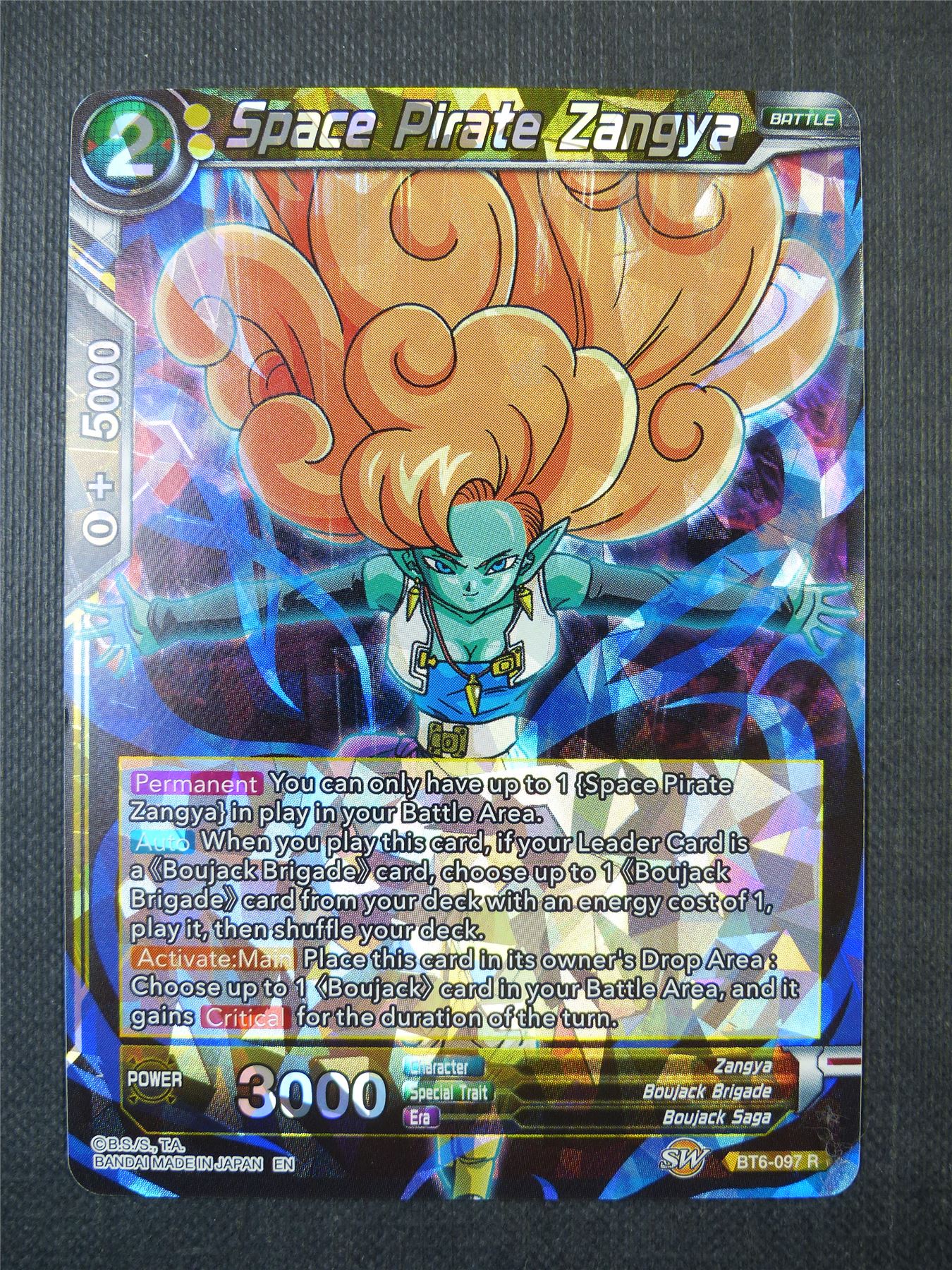 Space Pirate Zangya R - Dragon Ball Super Card #A3T