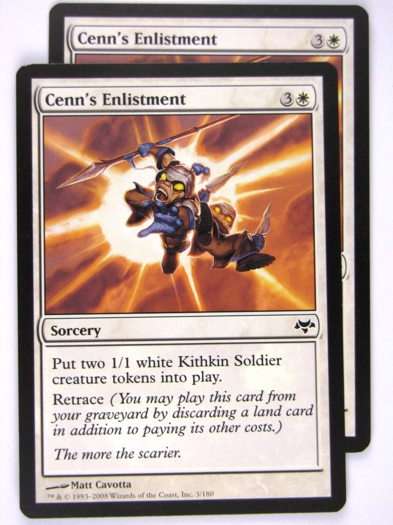 MTG Magic: The Gathering Cards: CENN'S ENLISTMENT x2: EVE