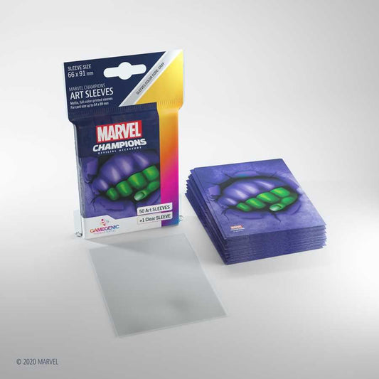 Marvel Champions Art Sleeves - She-Hulk - 50ct - Standard - Gamegenic #SU
