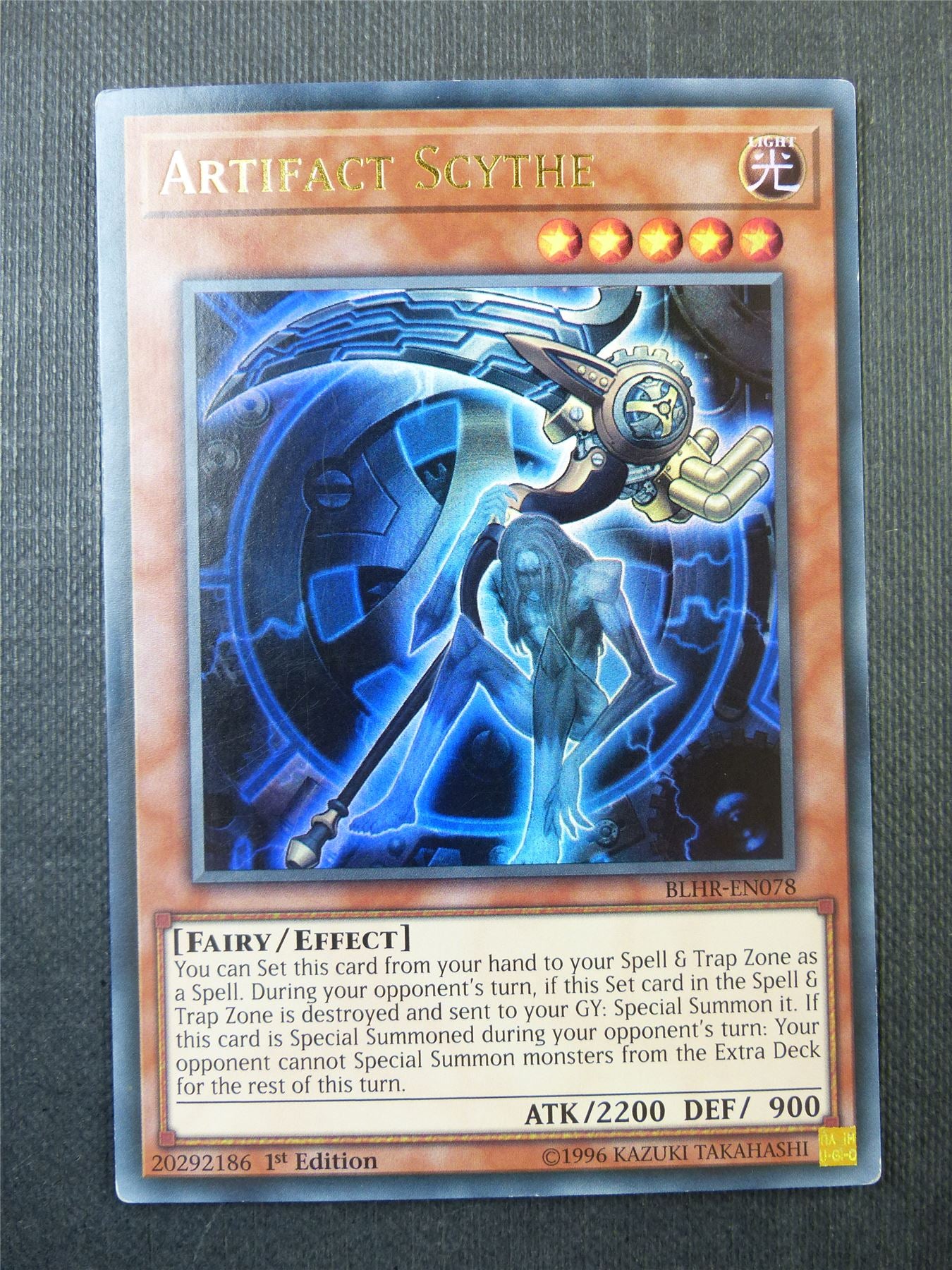artifact cards yugioh Artifact Scythe BLHR Ultra Rare
