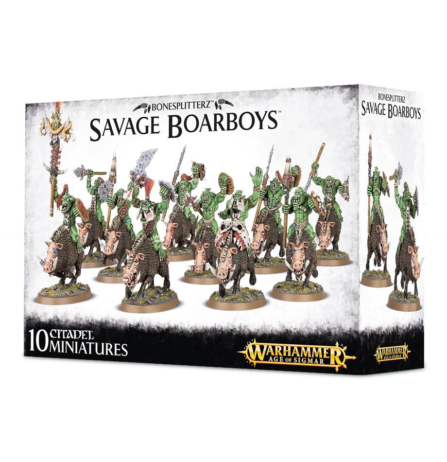 Savage Boarboys - Bonesplitterz - Orruk Warclans - Warhammer AoS #1O3