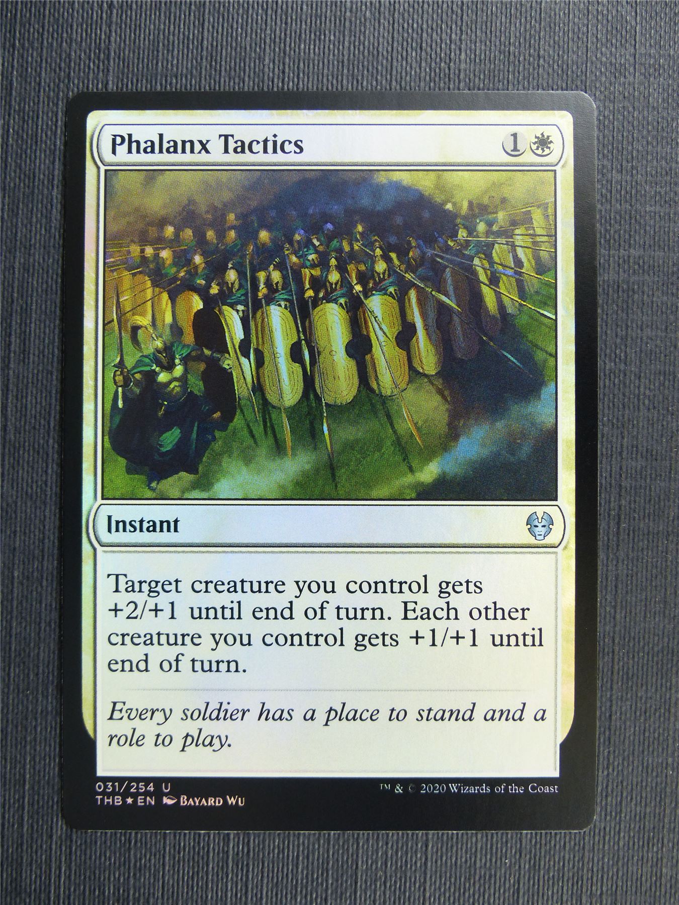 Phalanx Tactics Foil - Theros Collector Ed - Mtg Magic Cards #3KJ
