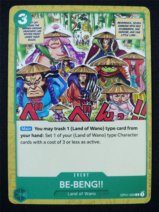 Be-Beng!! OP01-059 C - One Piece Card #2YK
