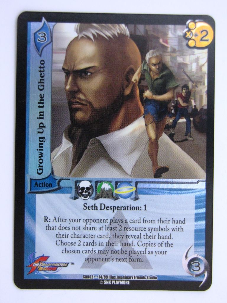 UFS Cards: GROWING UP IN THE GHETTO 74/99 RARE FOIL # 28H16