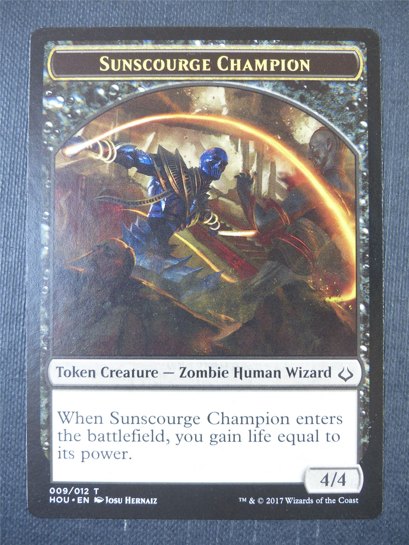 Sunscourge Champion Token - Mtg Card #119