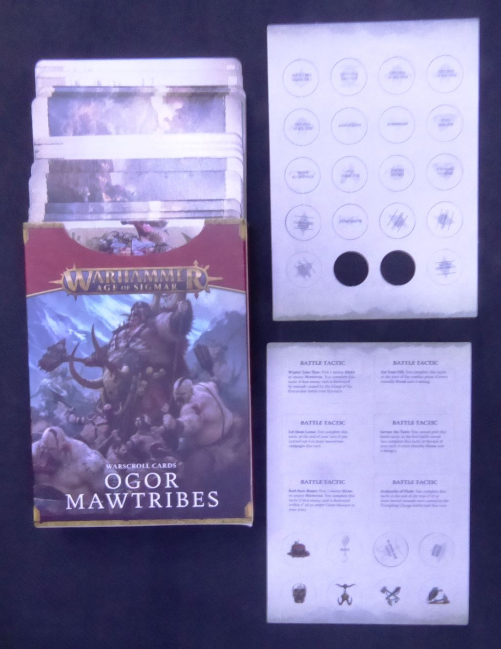USED - Warscroll Cards - Ogor Mawtribes - Warhammer AoS 40k #30