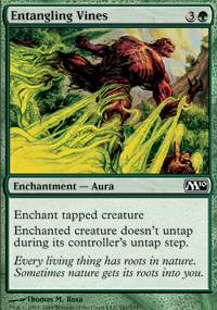 Mtg Magic Card: M10 : Entangling Vines