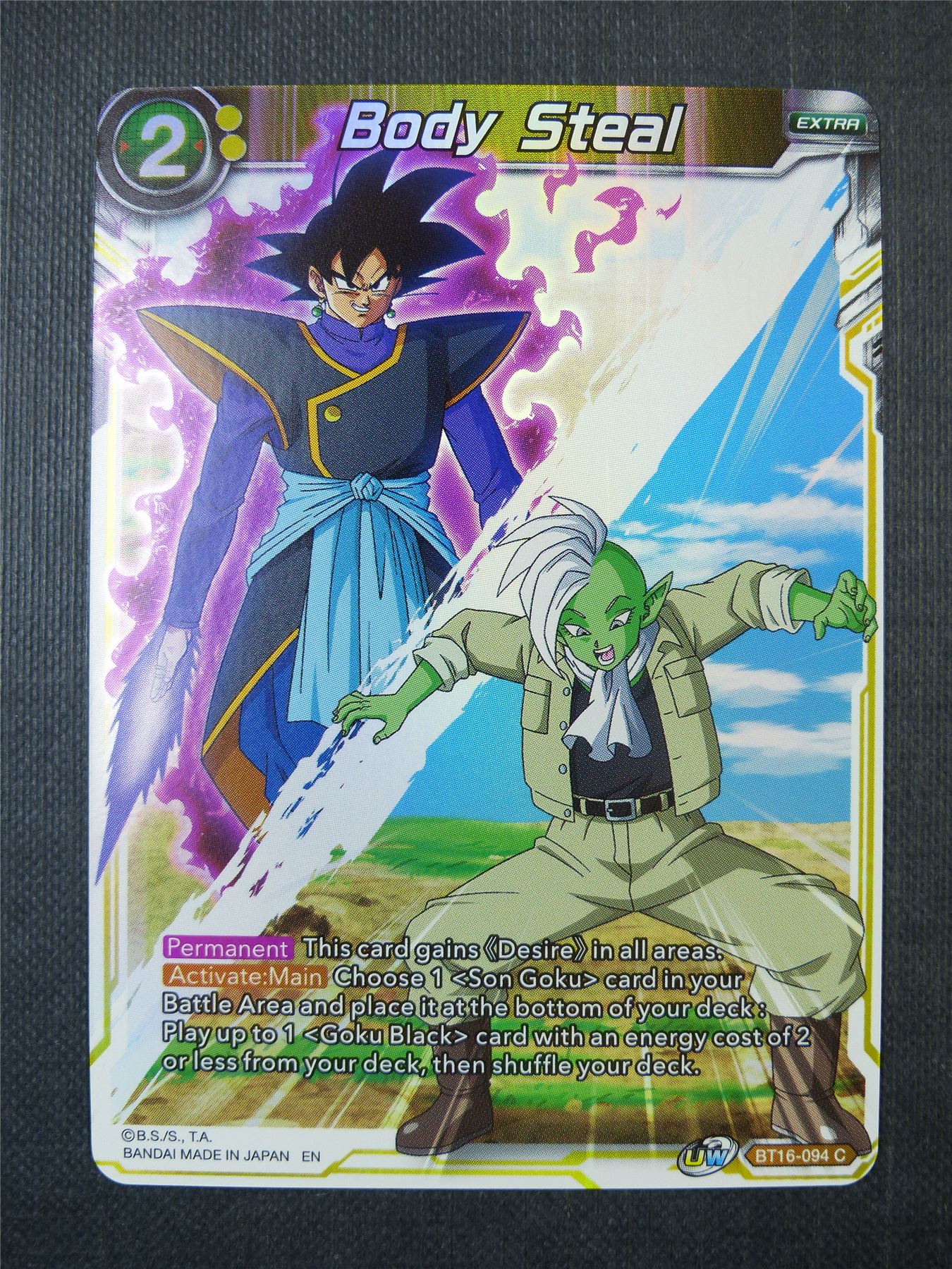 Body Steal Foil - Dragon Ball Super Card #3G