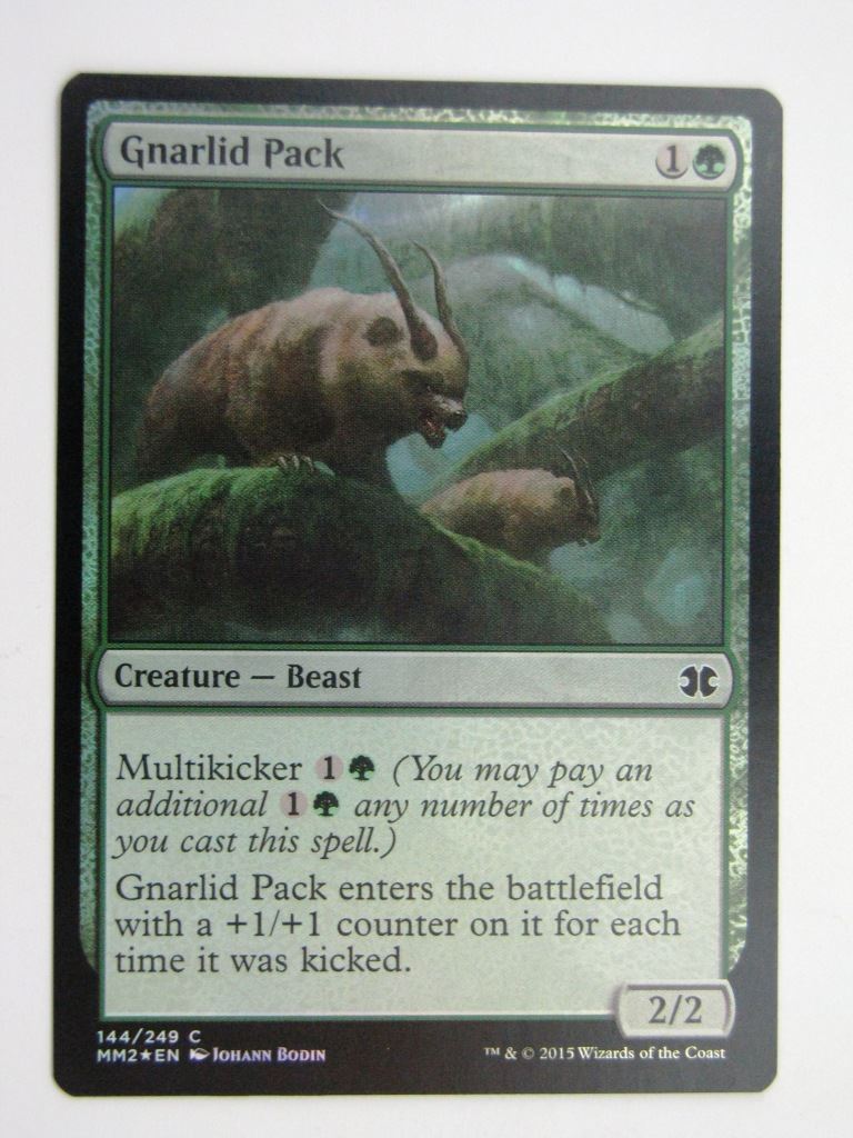 MTG MODERN MASTERS TWO FOIL: GNARLID PACK # 27J66