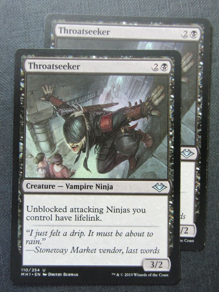 Throatseeker x2 - Modern Horizons - Mtg Magic Cards # 9H93