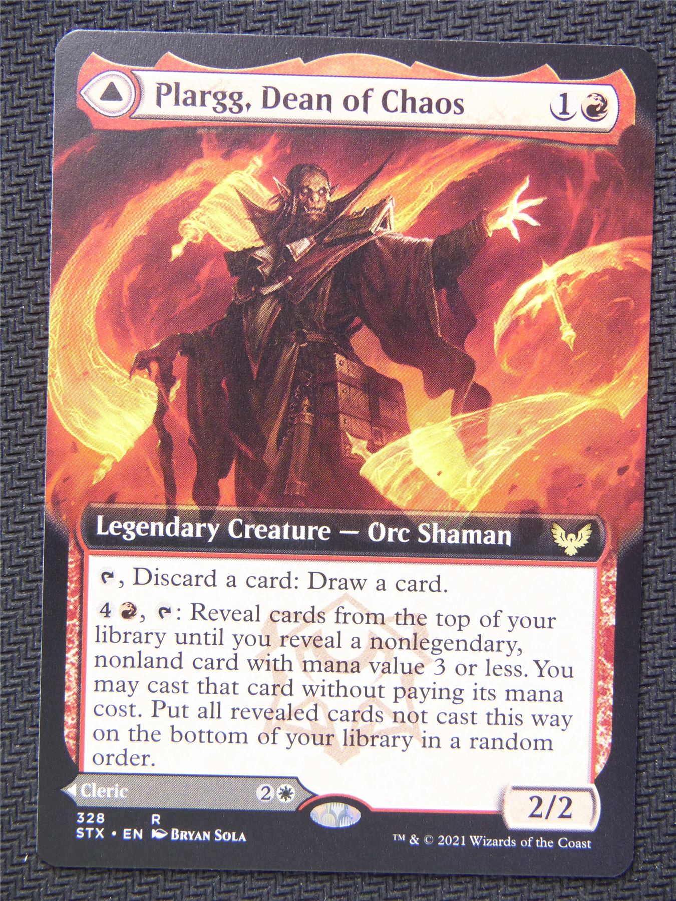Plargg Dean of Chaos Extended Art - Mtg Card #4IK
