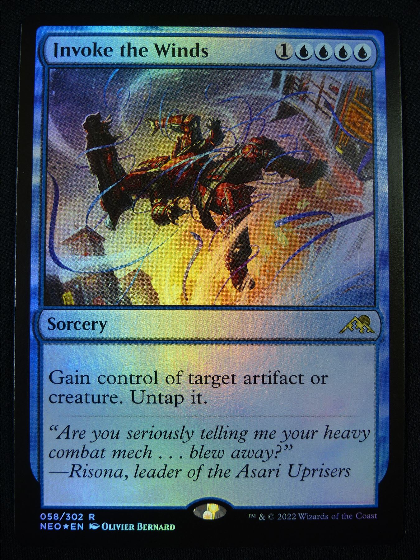 Invoke the Winds Foil - Mtg Card #LN
