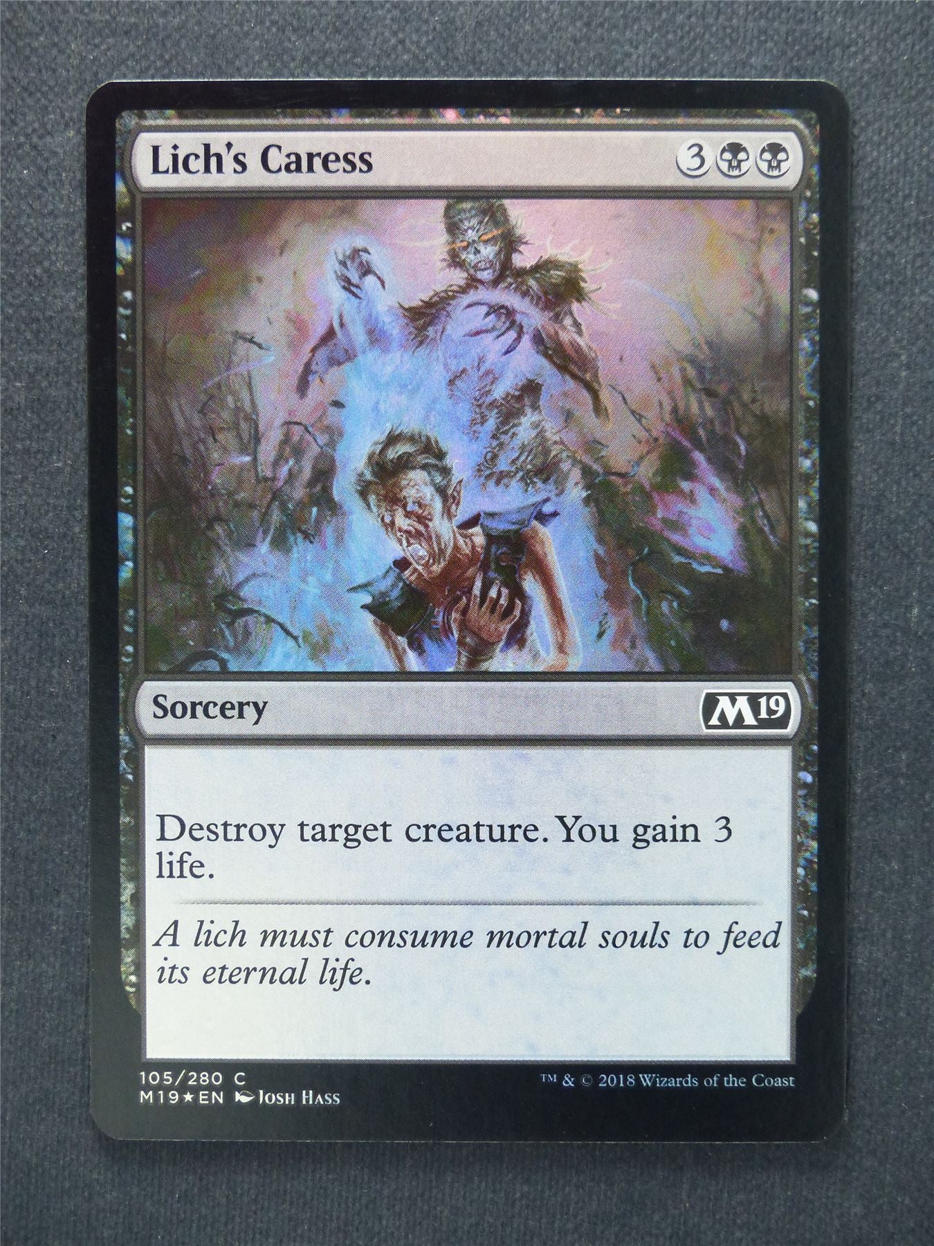 Lich's Caress Foil - Mtg Magic Cards #PN