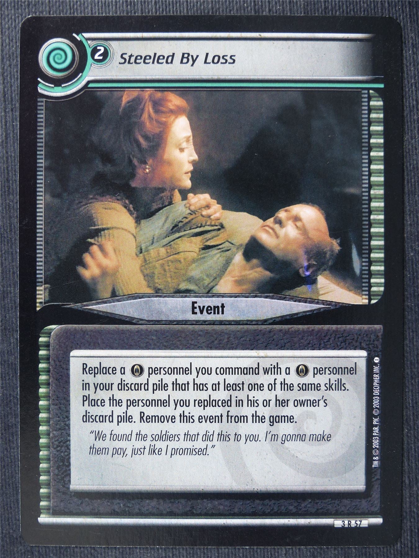 Steeled by Loss - Star Trek Cards #16P